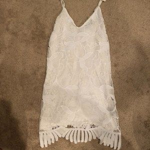 Worn once GORG white dress